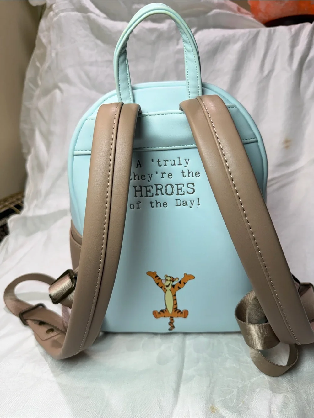Loungefly Disney Winnie the Pooh Pastel Blue & Mint Mini Backpack